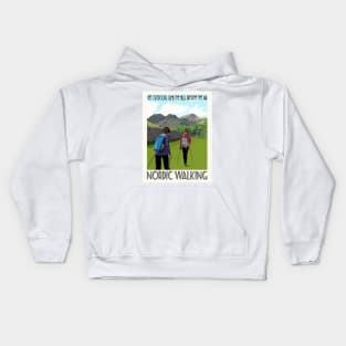 Nordic Walking Kids Hoodie